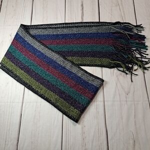 Scarf with Metallic Thread